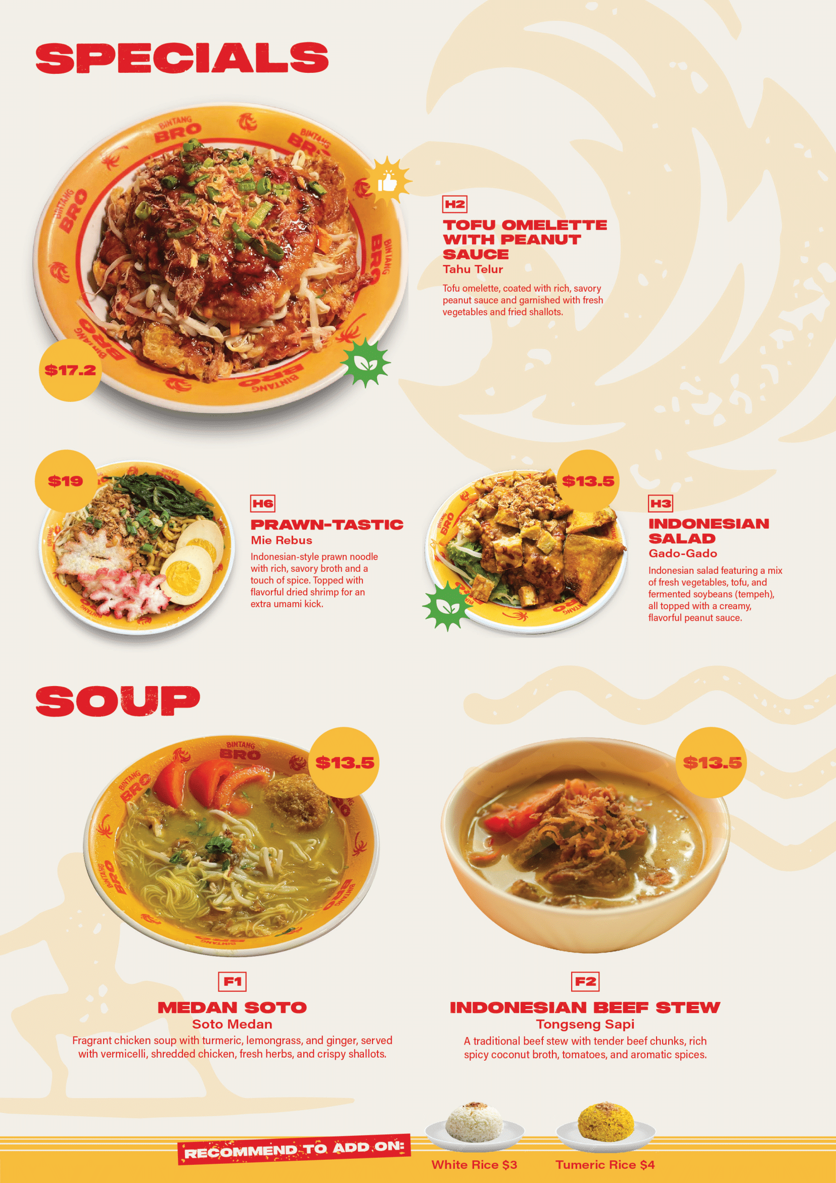 Menu Bintang Bro 6